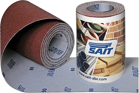 CARTA ABRASIVA VELCRO SAITAC RM-VEL MINI ROT. MT.5