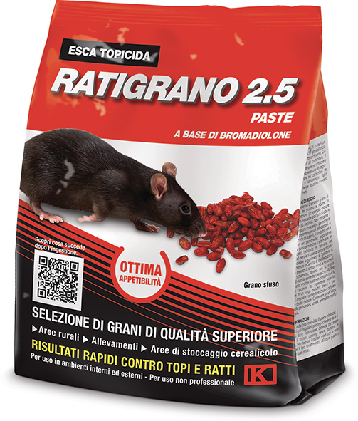 TOPICIDA RATIGRANO 2.5 GR.140 *LIBERA VENDITA     