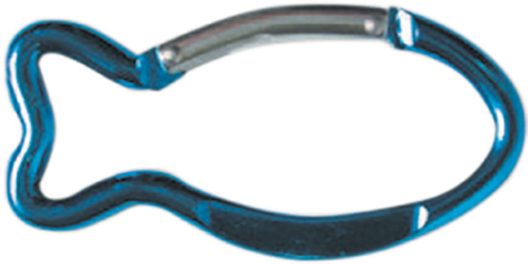 MOSCHETTONI PORTACHIAVI PESCE CON ANELLO          