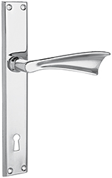 MANIGLIE C/PLACCA ZIRAL FARFALLA F.PATENT         