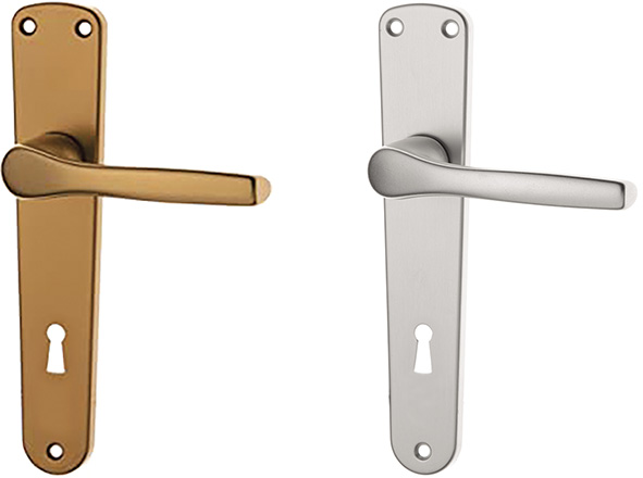 MANIGLIE C/PLACCA GHIDINI ALL. ALOX F.PATENT I.70 