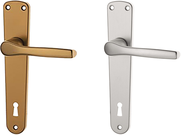 MANIGLIE C/PLACCA GHIDINI ALL. ALOX F.PATENT I.90 