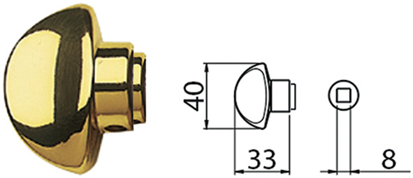 POMOLI GHIDINI MEZZALUNA Q8 PER LIMITATORE        