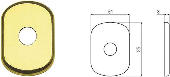 ROSETTE GHIDINI FORO MANIGLIA / POMOLO            