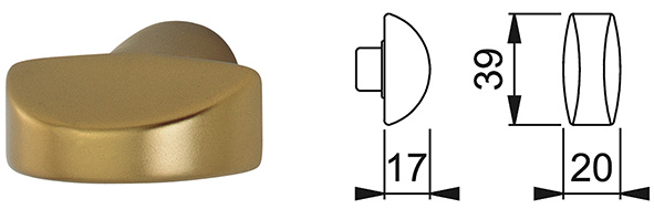 POMOLI HOPPE MEZZALUNA FORO 8 PER CILINDRI        