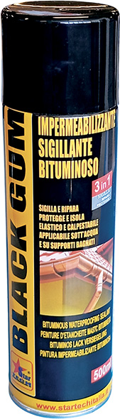 IMPERMEABILIZZANTE BITUMINOSO BLACK-GUM SPRAY     