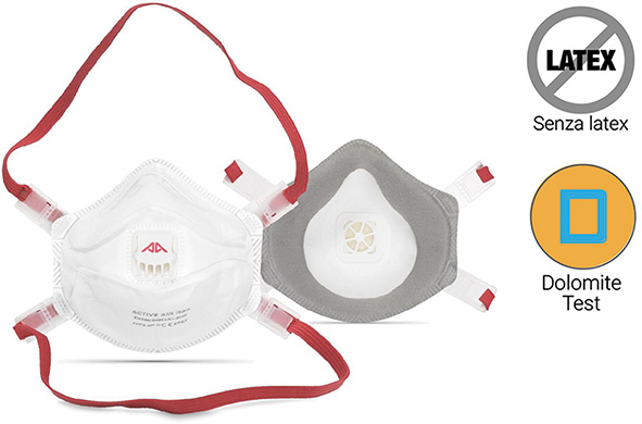 MASCHERINE ACTIVE AIR R30 FFP3 D VALVOLA          