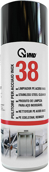 PULITORE PER METALLI E ACCIAIO INOX SPRAY VMD38   