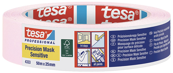 NASTRO CARTA PRECISION MASK TESA 4333 ROSA        