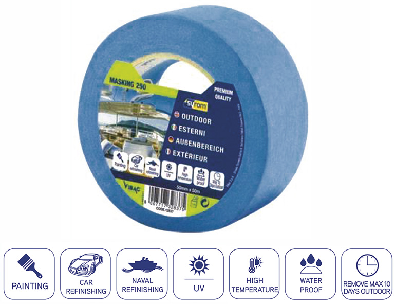 NASTRO CARTA BLU VIBAC SYROM PER ESTERNI          