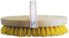 BRUSCHE IN PVC AVORIO ONDULATO                    