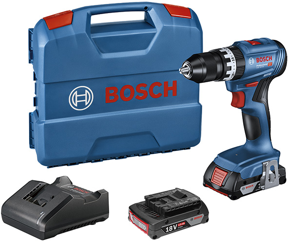 TRAPANI AVV. BAT. PERC. BOSCH GSB 18V-45 2X2AH    
