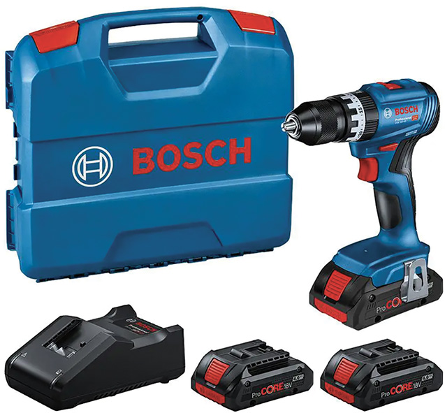 TRAPANI AVV. BAT. PERC. BOSCH GSB 18V-45 3X4AH    