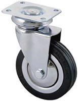 RUOTE AVO PIASTRA GIREVOLE CON PARAFILI ART.155   