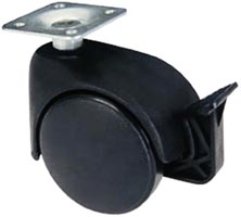 RUOTE AVO PIASTRA GIREVOLE CON FRENO ART.164BIS   