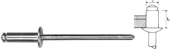 RIVETTI FISMET ALLUMINIO                          