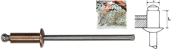 RIVETTI SACTO RAME * BLISTER                      