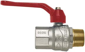 VALVOLE A SFERA ACQUA MASCHIO - FEMMINA           