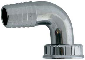 CURVA SCARICO LAVATRICE ABS CROMATO               