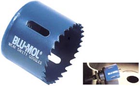 SEGHE A TAZZA BIMETALLICHE HSS BLU-MOL ART.21065  