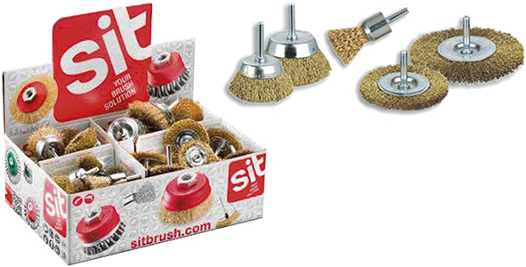 EXPO MISTO SPAZZOLE SIT PER TRAPANO PZ.40         