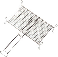 GRATICOLE OMPAGRILL RETE DOPPIA CON PIEDI         