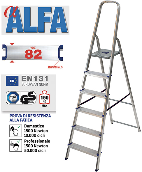 SCALA ALLUMINIO FACAL ALFA                        