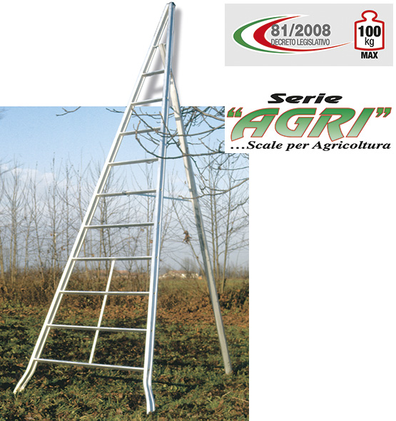 SCALA ALLUMINIO FACAL PER AGRICOLTURA AGRI        