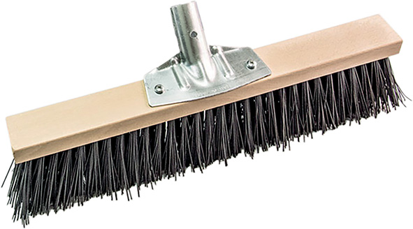 SCOPA INDUSTRIA PVC NERO 4 RANGHI                 