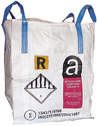 SACCHI BIG-BAG PER AMIANTO OMOLOGATI ONU 13H3Y    