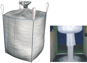 SACCHI BIG-BAG SABBIA MACERIE FONDO CON SCARICO   