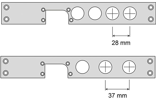 FRONTALI EFF-EFF PER PORTE BLINDATE               