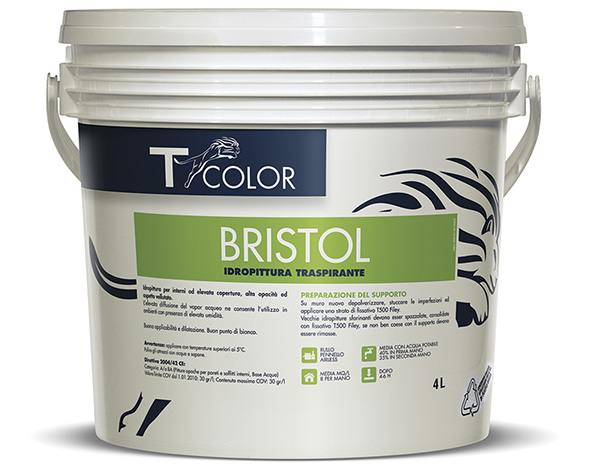 PITTURA TRASPIRANTE BIANCO T-COLOR BRISTOL        
