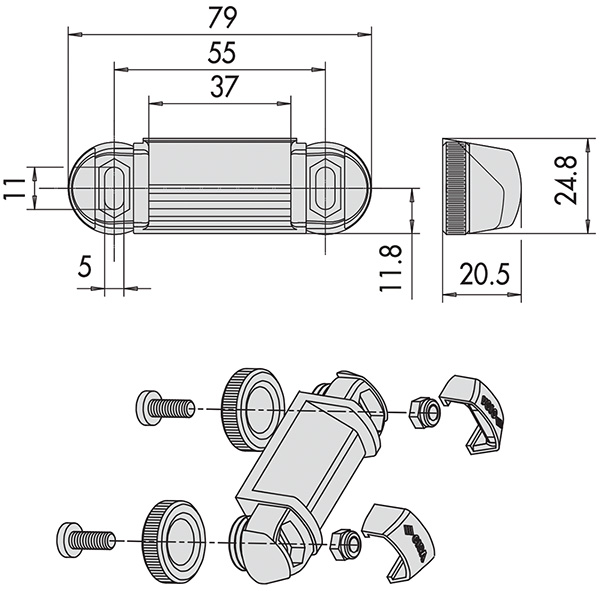 BOCCHETTA CISA X MANIGL. ANTIPANICO ART.07072.31  