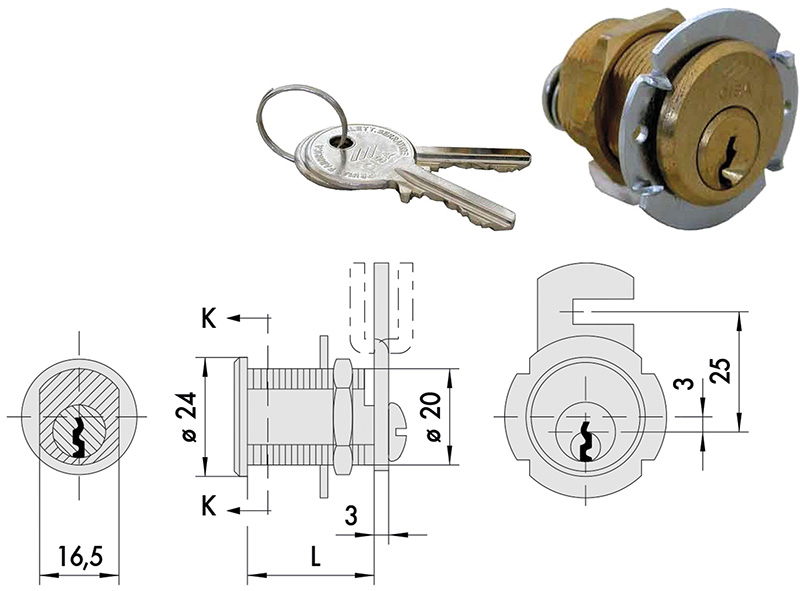 SERRATURE CISA PER MOBILI ART.72210               