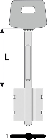 CHIAVI SICUREZZA D.MAPPA CISA 00162 CAMBIO FACILE 