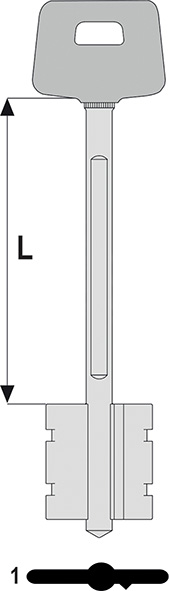 CHIAVI SICUREZZA D.MAPPA CISA 00163 CAMBIO FACILE 