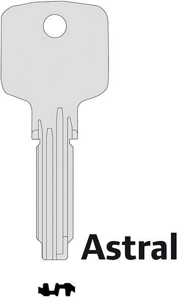 CHIAVI PUNZONATE CISA ASTRAL 00620.01.0           