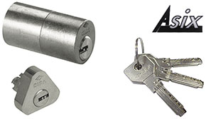 CILINDRI CISA ASIX COPPIA ART.0E149.00 *NICHELATI*