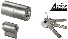 CILINDRI CISA ASIX COPPIA ART.0E150.00 *NICHELATI*