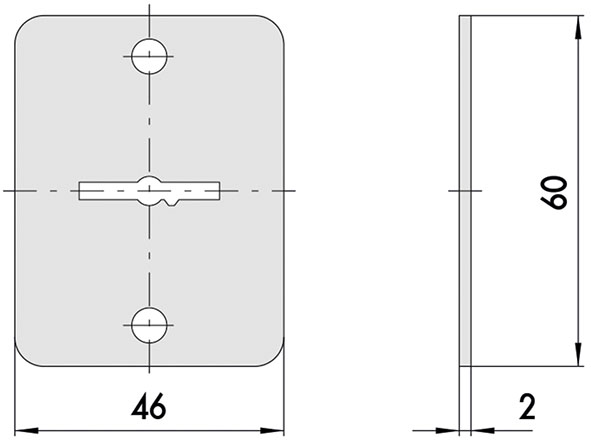 BOCCHETTE CISA DOPPIA MAPPA ZINCATE ART.06124.00  