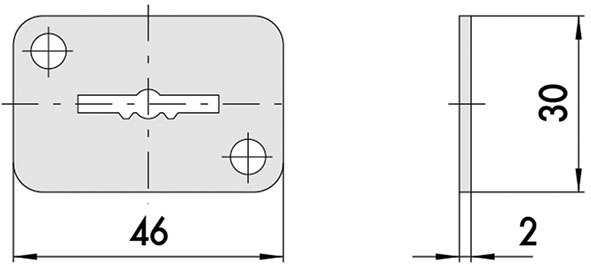 BOCCHETTE CISA DOPPIA MAPPA ZINCATE ART.06124.02  