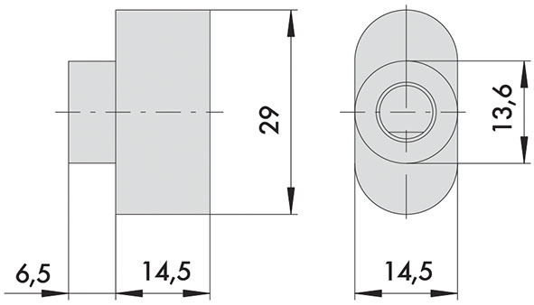 POMOLI CISA OVALI OTTONE ART.06355.00             