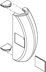 CARTER CISA MANIGLIONI PUSH APPLICARE LATO SCROCCO