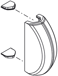 CARTER CISA MANIGLIONI TOUCH INFILARE L.SERRATURA 