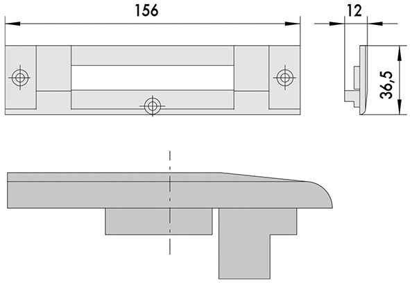 CONTROPIASTRA CISA NYLON ART.06141.35             