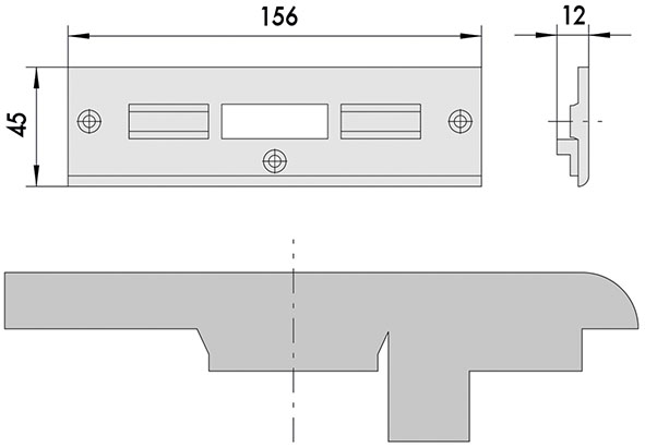 CONTROPIASTRA CISA NYLON ART.06141.38             