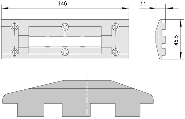 CONTROPIASTRA CISA NYLON ART.06277.92             