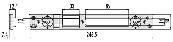 CONTROPIASTRA CISA REGOLABILE ART.06463.57        