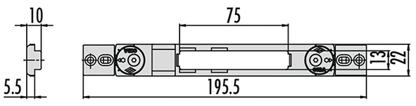 CONTROPIASTRA CISA REGOLABILE ART.06465.73 INOX   